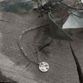 Prezenty w kształcie gniecionej płytki reveal naszyjnik, łańcuszek z zawieszką, biżuteria