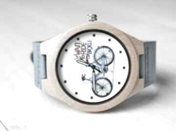 Drewniany zegarek bike watch zegarki eko craft