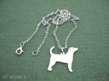Naszyjnik angielski foxhound pies nr 96 frrodesign, z psem, rasy psów, rękodzieło