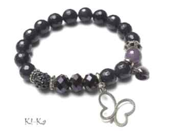 Kolekcja rich - violet butterfly ki ka pracownia kryształki, jadeity, shamballa, swarovski