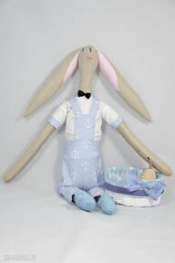Zaczarowany króliczek oktawianek maskotki popielewska style królik, dzieci, zabawka
