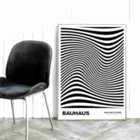 Plakat bauhaus v2 - format 61x91 cm plakaty hogstudio modny, desenio, do domu, salonu, czarno