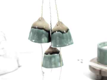 Pomysł co! Zestaw dzwonków - bieguny dekoracje świąteczne fingers art ceramiczne na choinkę