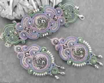 skarby ewy sutasz, komplet, bollywood, soutache, kobiecy, piękny