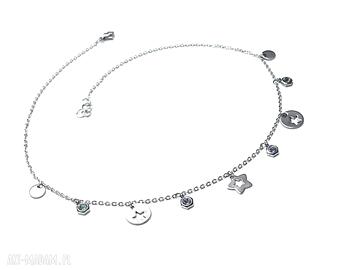 Choker alloys collection line vol stal szlachetna swarovski