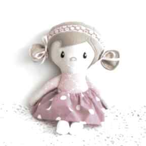 pieguska - uleczka 40 cm mały koziołek lalka, dziewczynka, szmacianka, romantyczna, roczek