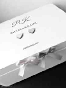 Ślubne pudełko koperty personalizowane ślub wesele personalizacja