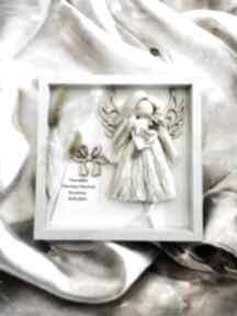w ramce dowolna okazja personalizacja 2 dom kartkowelove aniołek, anioł stróż, pamiatka