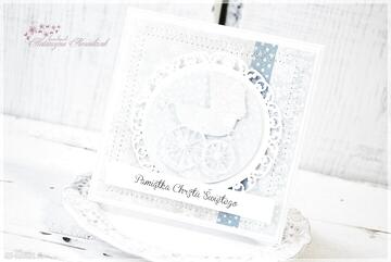 Kartka na chrzest święty scrapbooking makama2