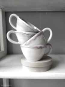 Zestaw czterech filiżanek ceramika kate maciukajc, ceramiczne filiżanki, do kawy
