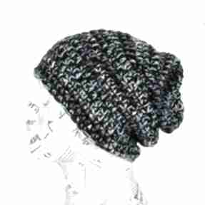 058 czapka wełna kolorowa beanie unisex go deco, włóczka, na prezent, uniwersalna