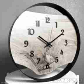 Zegary cuda z drewna czarny zegar, prezent, nowoczesny, loft
