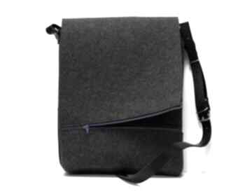 Filcowa torba ul kupa na ramię smieszne nozki filc, skóra, zamek, sportowa, laptop