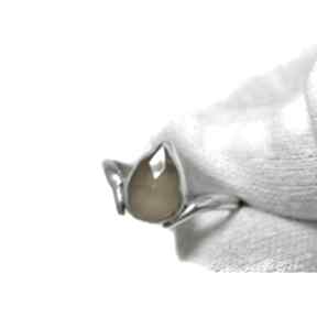 miodowy bijoux by marzena bylicka chalcedon, srebro, 925, stylowy, kamień, naturalny