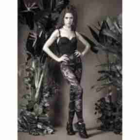 Legginsy - magic rose milita nikonorov print, elastyczne, wygodne