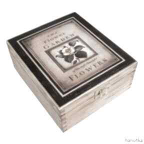 Prezent - pudełko szkatułka: herbaciarka vintage stylowe