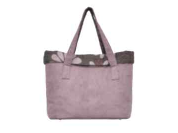 0003 różowa torba damska ręki shopper bag dzień woodpecker