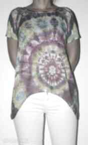 Bluzeczka z nadrukiem bluzki bellafeltro fashion, tie, dye, kwiaty, moda, lato