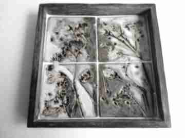 &APOS;łąka obraz" ceramika eva art rękodzieło, drewno i, dekoracja wnętrza, użytkowa, kafle z gliny