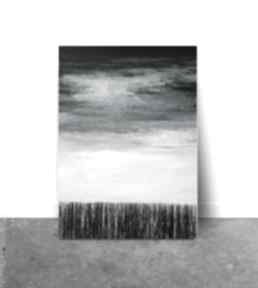 akrylowy formatu 50x70 cm paulina lebida abstrakcja, obraz, płótno