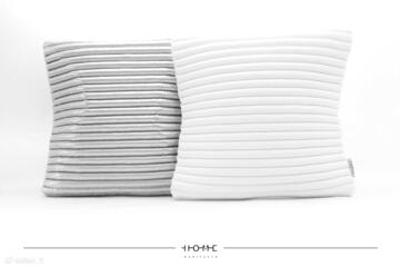 Komplet poduszek colors 50 white, silver poduszki home manifesto, poduchy, designerskie