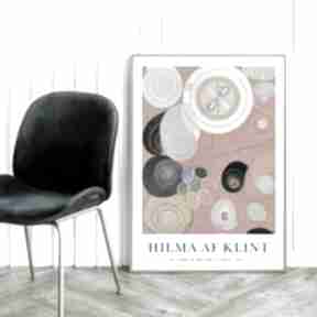 Hilma af klint in the earthly life no 3 - plakat 50x70 cm plakaty hogstudio obraz, malarstwo