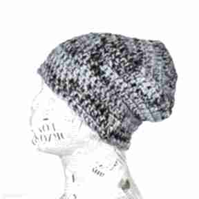 Kolorowa czapka unisex beanie ciepła 006 go deco, włóczka, prezent