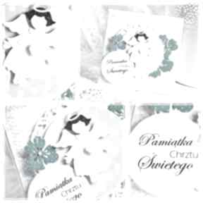 święty scrapbooking kartki makama2 chrzest, pamiątka