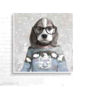 Obraz nowoczesny - design - beagle - dla dzieci wnętrze