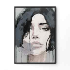 dziewczyna malarstwo - format 30x40 cm hogstudio plakaty, plakat, kobieta, do salonu, sypialni
