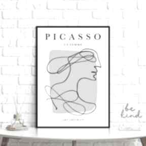 Plakat. Picasso szkic, kobieta - hogstudio