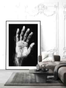 Plakat dla mężczyzny biało czarny - format 61x91 cm plakaty hogstudio
