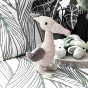 zabawki dziane dinozaur, dino, prezent dla dziecka, pterodaktyl, bawełniany