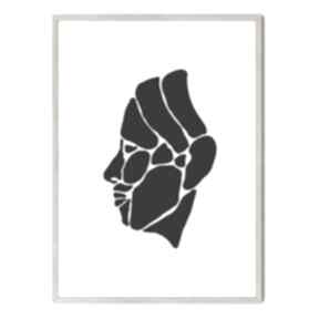 Plakat boho abstrakcyjny face no 2 plakaty myscandi, skandynawski, minimalistyczny, twarze