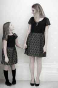 Upominki na święta. Komplet sukienek lilly II sukienki mrugala dla mamy i córki