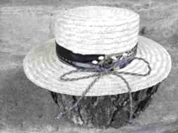 letni kapelusze fascynatory kapelusz, kanotier, morski, marynistyczny