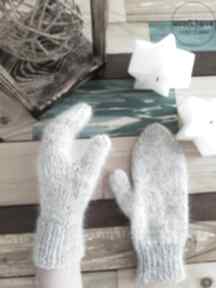 Wełniane wool gloves moherowe rękawiczki wełna prezent dla niej