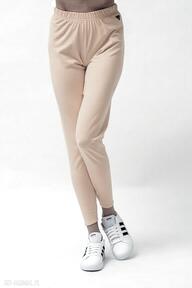 Leginsy "adell" brzoskwinia spodnie trzy foru, damskie, dres, bawełniane, kobiece