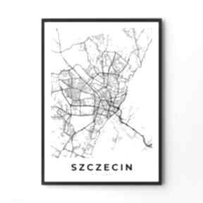 format 30x40 cm hogstudio plakat, plakaty, mapa, szczecin