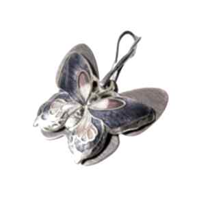 Kolorowy night blue b851 wisiorki artseko wisiorek, motyl, cloisonne