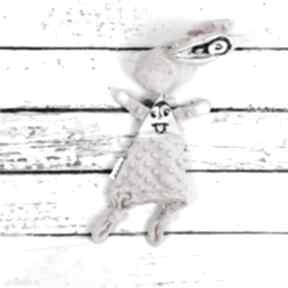 Luluś królik - dla niemowląt pingwinki róż maskotki nuvaart - zabawka szmatka, miękka