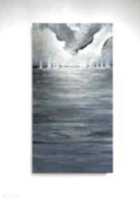 Morze obraz akrylowy formatu 50x90 cm paulina lebida, akryl