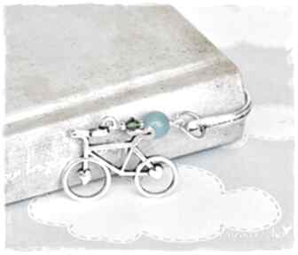 Kocham mój rower: zakładka do książki wrzosowisko, bike, prezent