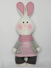 Króliczka anastazja lalki dollsgallery królik, przytulanka, maskotka, prezent, niespodzianka