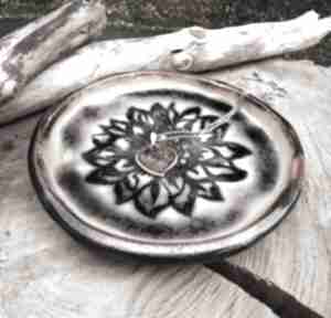 Ceramiczny talerzyk c338 ceramika shiraja talerzyk, na biżuterię