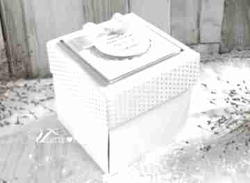 Chrzest - chrzciny, personalizowana pamiątka exploding box, pudełko prezent z okazji chrztu