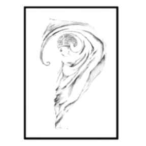 Silky mind 2 akwarela, grafika, aleksandrab obraz, ręcznie, malowany, postać