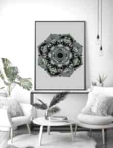 Mandala 50x70cm małgorzata domańska plakat, sztuka, obraz, grafika, dom