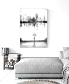 Grafika 70x100 cm wykonana plakat - elegancki minimalizm, obraz do art krystyna siwek