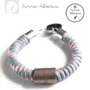 Bransoletka summer adventure - model purple snake co libre design nowoczesna, designerska